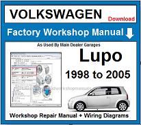 VW Volkswagen Lupo Workshop Repair Manual